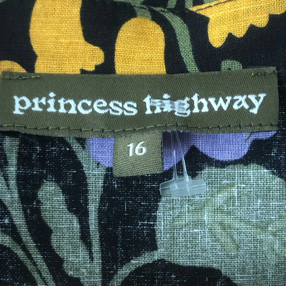 SOLD♏️ModCloth Princess Highway Luella Button Down Long Sleeve Floral TierDress - Picture 12 of 14